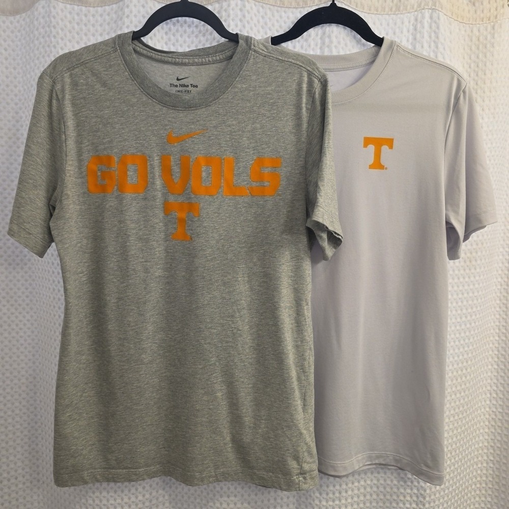 Set Of 2 Nike Dri Fit Tennessee Volunteers Short Sleeve T Shirts Small EXCELLENT